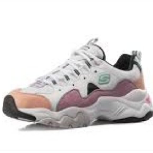 SKECHERS D'LITES MEMORY FOAM 3.0 12955-WPKB Colorful Size 8 Brand New - Picture 1 of 6